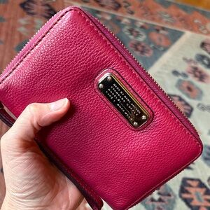 Marc by Marc Jacobs lipstick red Leather wristlet